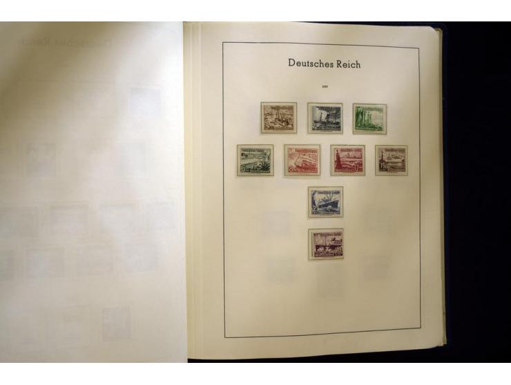 1933/45, postfrische und ungebrauchte, in den Hauptnummern kpl. Sammlung, dazu etwas Feld- und Inselpost