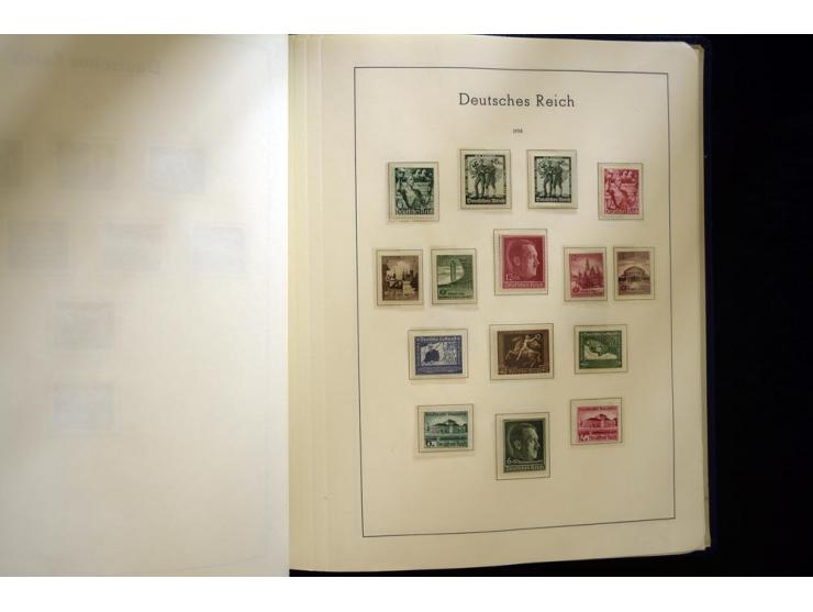 1933/45, postfrische und ungebrauchte, in den Hauptnummern kpl. Sammlung, dazu etwas Feld- und Inselpost