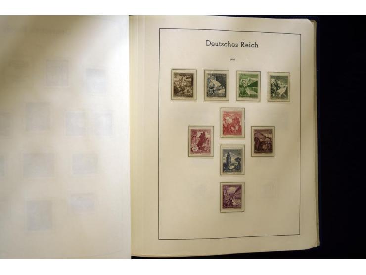 1933/45, postfrische und ungebrauchte, in den Hauptnummern kpl. Sammlung, dazu etwas Feld- und Inselpost