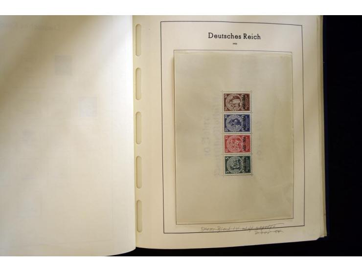 1933/45, postfrische und ungebrauchte, in den Hauptnummern kpl. Sammlung, dazu etwas Feld- und Inselpost