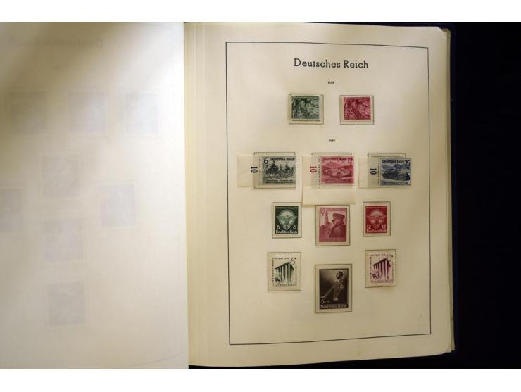 1933/45, postfrische und ungebrauchte, in den Hauptnummern kpl. Sammlung, dazu etwas Feld- und Inselpost