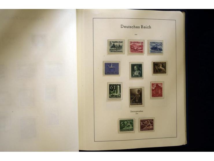 1933/45, postfrische und ungebrauchte, in den Hauptnummern kpl. Sammlung, dazu etwas Feld- und Inselpost