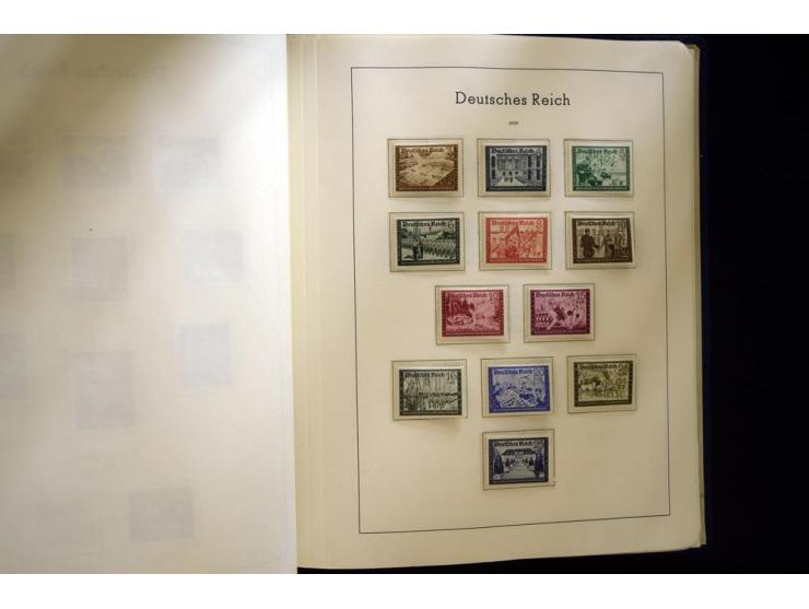 1933/45, postfrische und ungebrauchte, in den Hauptnummern kpl. Sammlung, dazu etwas Feld- und Inselpost