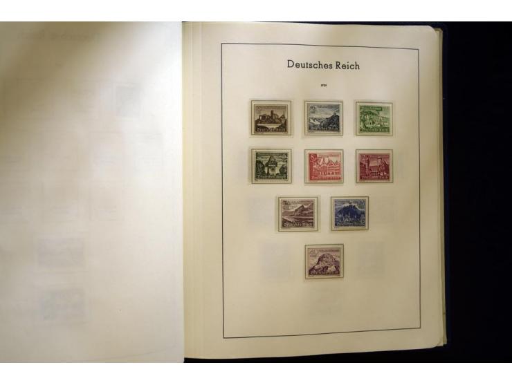1933/45, postfrische und ungebrauchte, in den Hauptnummern kpl. Sammlung, dazu etwas Feld- und Inselpost
