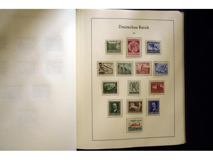 1933/45, postfrische und ungebrauchte, in den Hauptnummern kpl. Sammlung, dazu etwas Feld- und Inselpost