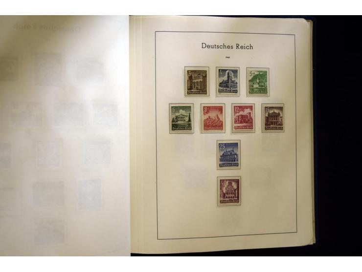 1933/45, postfrische und ungebrauchte, in den Hauptnummern kpl. Sammlung, dazu etwas Feld- und Inselpost