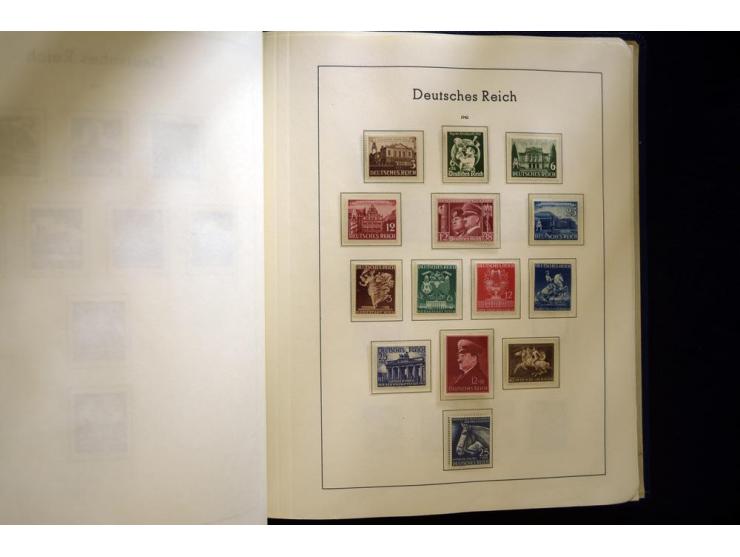 1933/45, postfrische und ungebrauchte, in den Hauptnummern kpl. Sammlung, dazu etwas Feld- und Inselpost