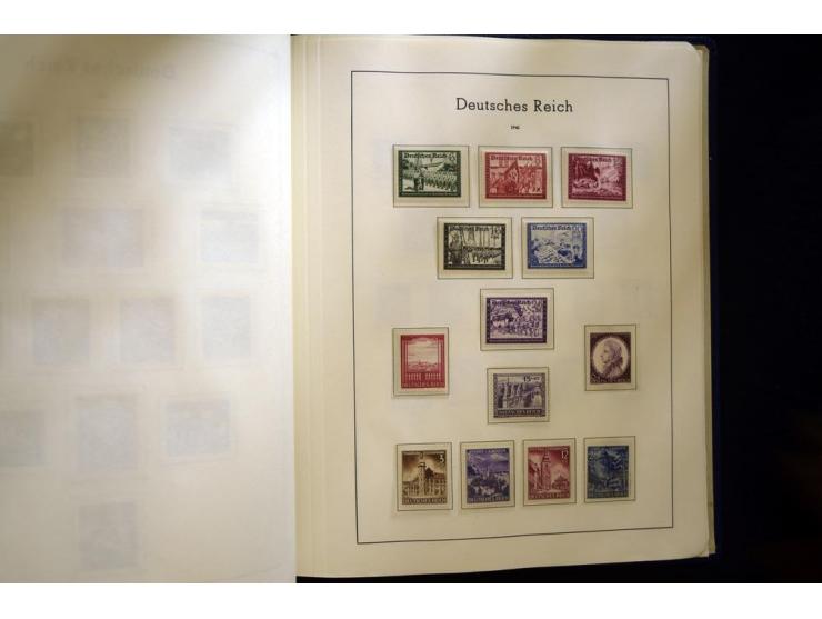 1933/45, postfrische und ungebrauchte, in den Hauptnummern kpl. Sammlung, dazu etwas Feld- und Inselpost