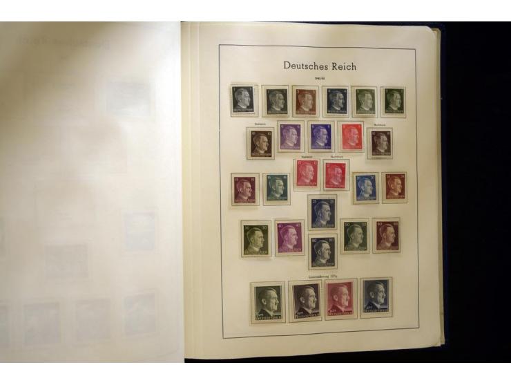 1933/45, postfrische und ungebrauchte, in den Hauptnummern kpl. Sammlung, dazu etwas Feld- und Inselpost