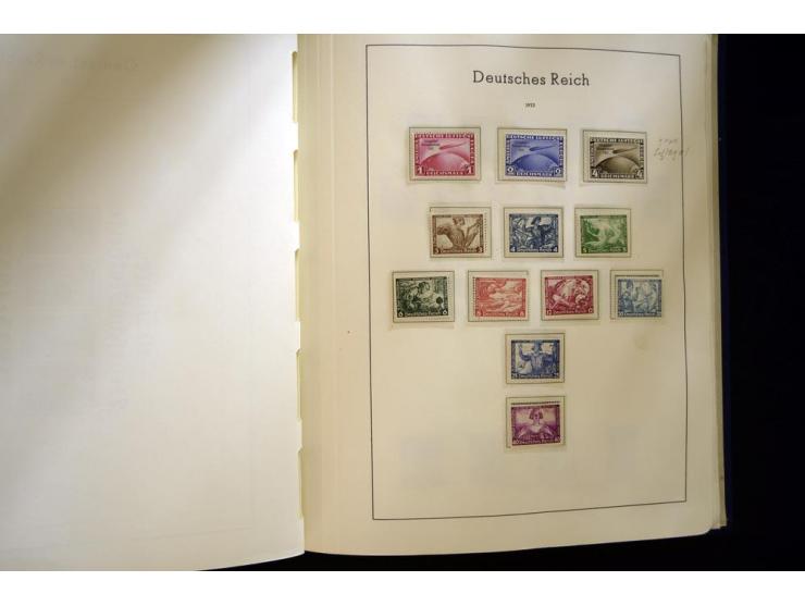 1933/45, postfrische und ungebrauchte, in den Hauptnummern kpl. Sammlung, dazu etwas Feld- und Inselpost