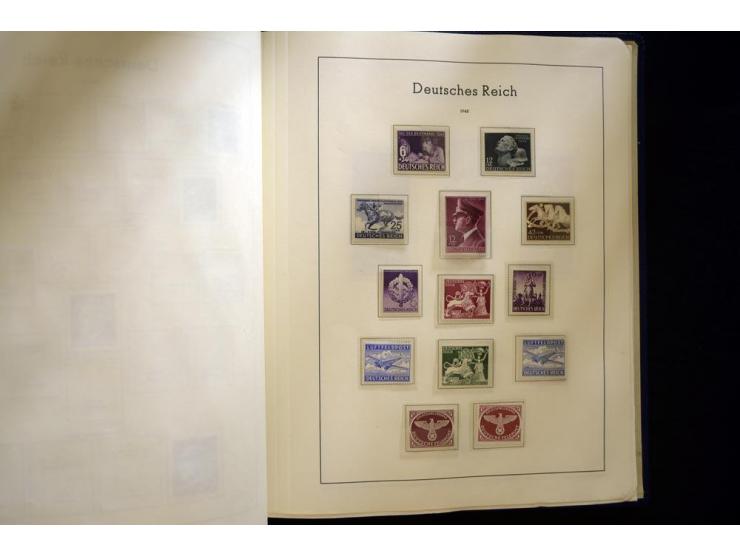 1933/45, postfrische und ungebrauchte, in den Hauptnummern kpl. Sammlung, dazu etwas Feld- und Inselpost