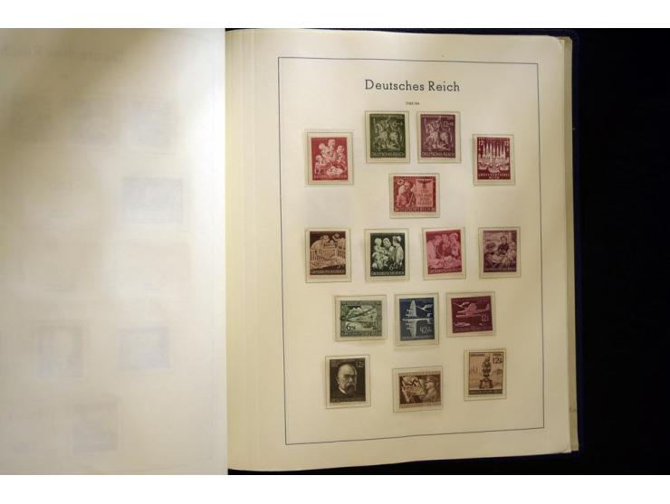 1933/45, postfrische und ungebrauchte, in den Hauptnummern kpl. Sammlung, dazu etwas Feld- und Inselpost