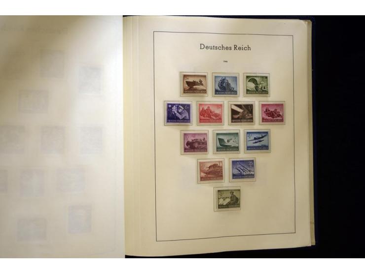 1933/45, postfrische und ungebrauchte, in den Hauptnummern kpl. Sammlung, dazu etwas Feld- und Inselpost