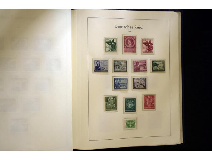1933/45, postfrische und ungebrauchte, in den Hauptnummern kpl. Sammlung, dazu etwas Feld- und Inselpost
