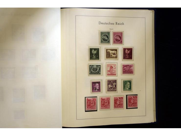 1933/45, postfrische und ungebrauchte, in den Hauptnummern kpl. Sammlung, dazu etwas Feld- und Inselpost