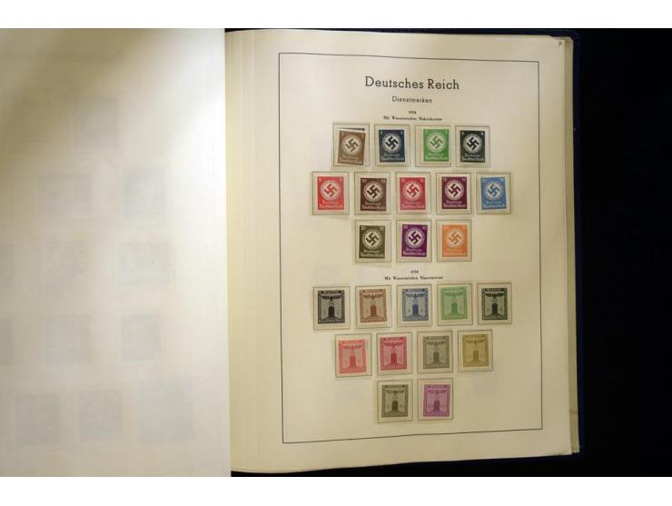 1933/45, postfrische und ungebrauchte, in den Hauptnummern kpl. Sammlung, dazu etwas Feld- und Inselpost