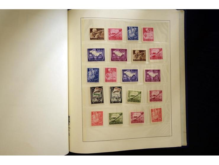 1933/45, postfrische und ungebrauchte, in den Hauptnummern kpl. Sammlung, dazu etwas Feld- und Inselpost