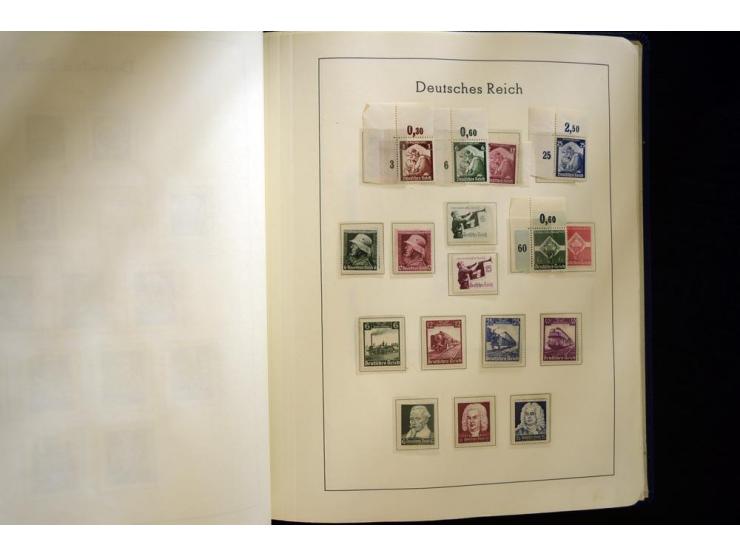 1933/45, postfrische und ungebrauchte, in den Hauptnummern kpl. Sammlung, dazu etwas Feld- und Inselpost