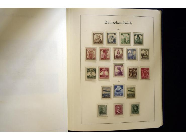 1933/45, postfrische und ungebrauchte, in den Hauptnummern kpl. Sammlung, dazu etwas Feld- und Inselpost