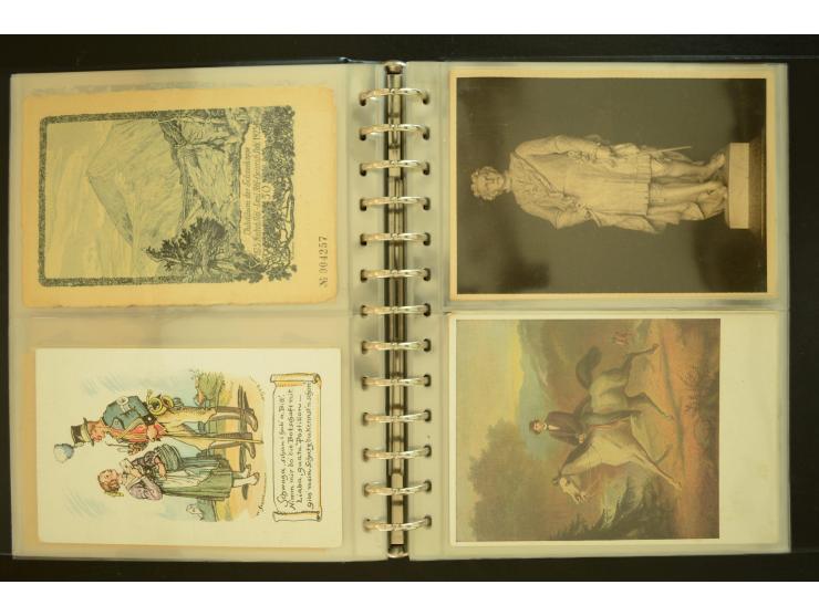 1921/1942, umfangreiche Sammlung mit ca. 450 ungebrauchten und gebrauchten Privatpost-Ganzsachenkarten mit Schwerpunkt III. R