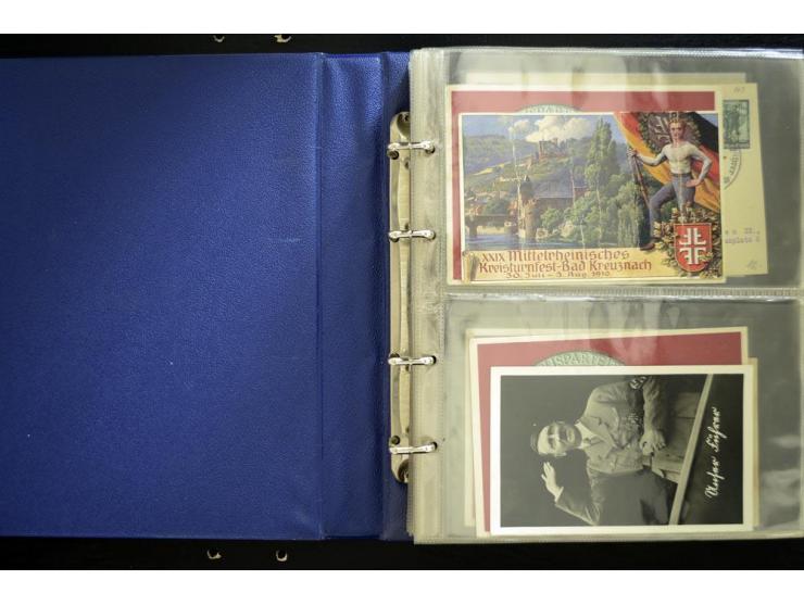 PROPAGANDAKARTEN: 1919/1945, umfangreiche Sammlung mit  über 1000 ungebrauchten und gebrauchten Karten inkl. einigen Werbe- u