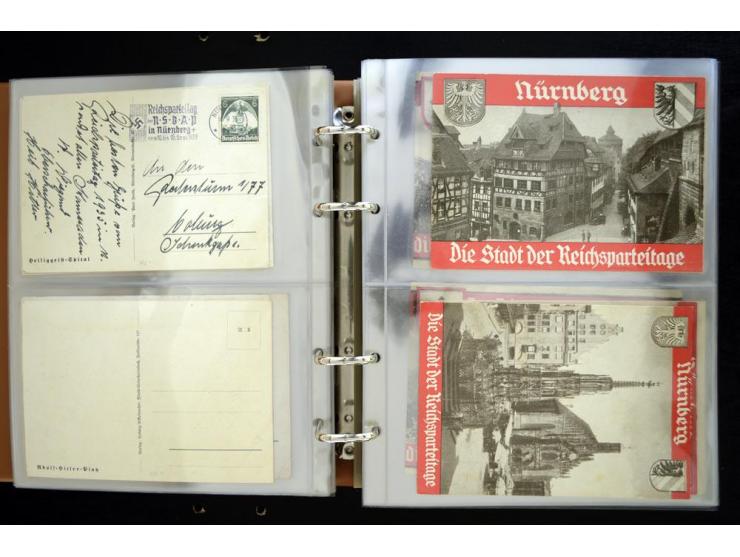 PROPAGANDAKARTEN: 1919/1945, umfangreiche Sammlung mit  über 1000 ungebrauchten und gebrauchten Karten inkl. einigen Werbe- u