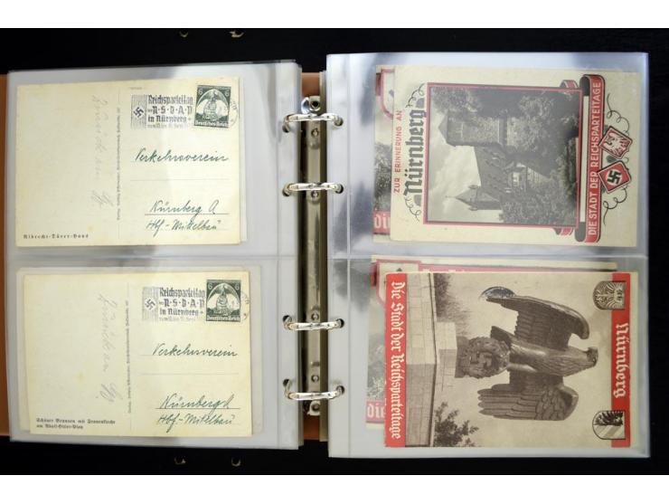 PROPAGANDAKARTEN: 1919/1945, umfangreiche Sammlung mit  über 1000 ungebrauchten und gebrauchten Karten inkl. einigen Werbe- u