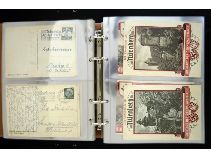 PROPAGANDAKARTEN: 1919/1945, umfangreiche Sammlung mit  über 1000 ungebrauchten und gebrauchten Karten inkl. einigen Werbe- u