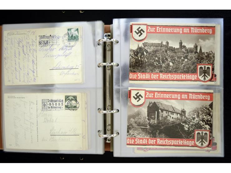PROPAGANDAKARTEN: 1919/1945, umfangreiche Sammlung mit  über 1000 ungebrauchten und gebrauchten Karten inkl. einigen Werbe- u