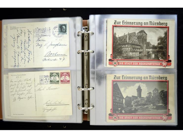 PROPAGANDAKARTEN: 1919/1945, umfangreiche Sammlung mit  über 1000 ungebrauchten und gebrauchten Karten inkl. einigen Werbe- u