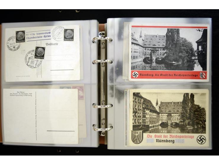 PROPAGANDAKARTEN: 1919/1945, umfangreiche Sammlung mit  über 1000 ungebrauchten und gebrauchten Karten inkl. einigen Werbe- u