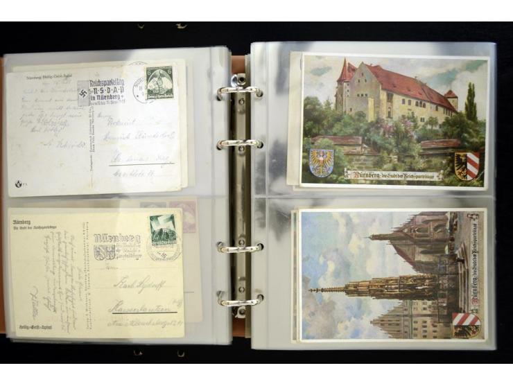 PROPAGANDAKARTEN: 1919/1945, umfangreiche Sammlung mit  über 1000 ungebrauchten und gebrauchten Karten inkl. einigen Werbe- u