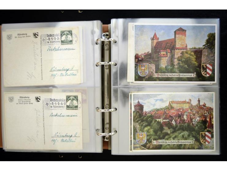 PROPAGANDAKARTEN: 1919/1945, umfangreiche Sammlung mit  über 1000 ungebrauchten und gebrauchten Karten inkl. einigen Werbe- u