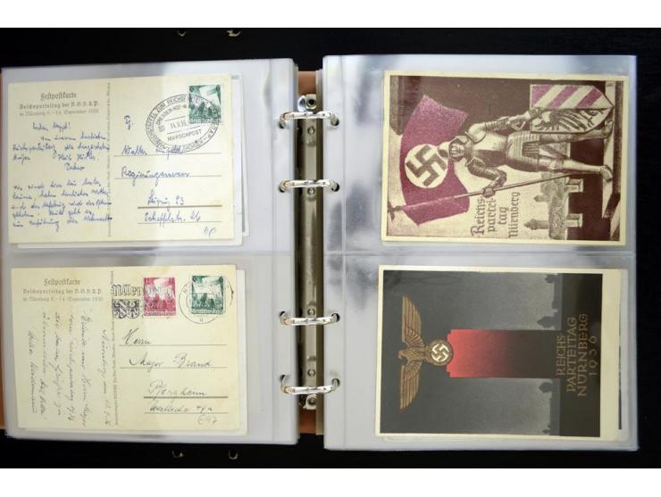 PROPAGANDAKARTEN: 1919/1945, umfangreiche Sammlung mit  über 1000 ungebrauchten und gebrauchten Karten inkl. einigen Werbe- u
