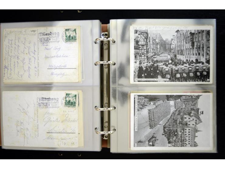 PROPAGANDAKARTEN: 1919/1945, umfangreiche Sammlung mit  über 1000 ungebrauchten und gebrauchten Karten inkl. einigen Werbe- u