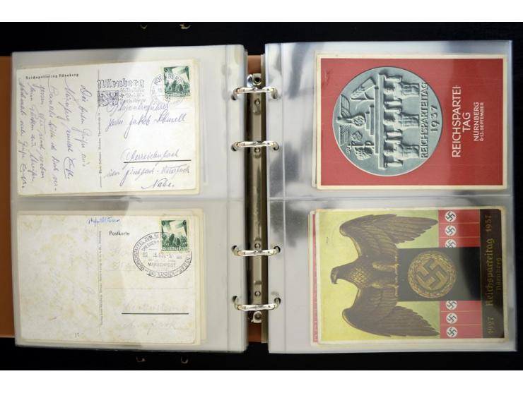 PROPAGANDAKARTEN: 1919/1945, umfangreiche Sammlung mit  über 1000 ungebrauchten und gebrauchten Karten inkl. einigen Werbe- u