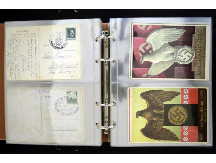 PROPAGANDAKARTEN: 1919/1945, umfangreiche Sammlung mit  über 1000 ungebrauchten und gebrauchten Karten inkl. einigen Werbe- u