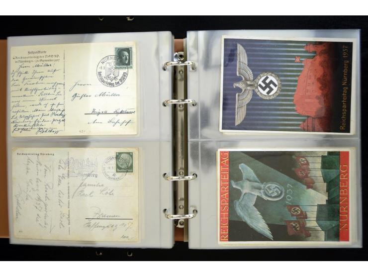 PROPAGANDAKARTEN: 1919/1945, umfangreiche Sammlung mit  über 1000 ungebrauchten und gebrauchten Karten inkl. einigen Werbe- u