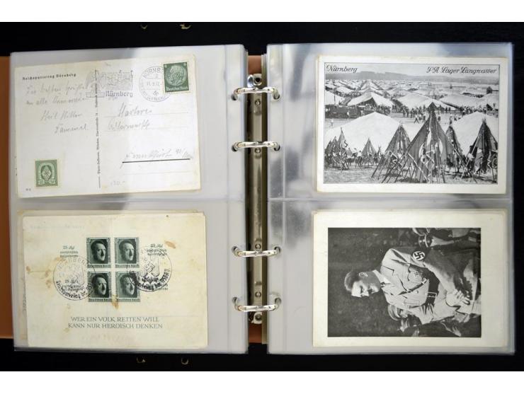 PROPAGANDAKARTEN: 1919/1945, umfangreiche Sammlung mit  über 1000 ungebrauchten und gebrauchten Karten inkl. einigen Werbe- u