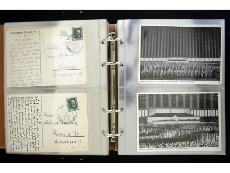 PROPAGANDAKARTEN: 1919/1945, umfangreiche Sammlung mit  über 1000 ungebrauchten und gebrauchten Karten inkl. einigen Werbe- u
