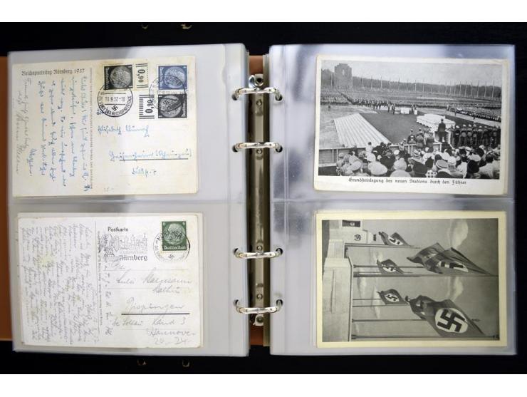 PROPAGANDAKARTEN: 1919/1945, umfangreiche Sammlung mit  über 1000 ungebrauchten und gebrauchten Karten inkl. einigen Werbe- u