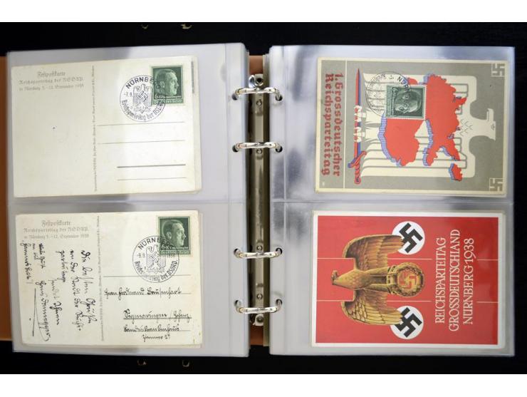 PROPAGANDAKARTEN: 1919/1945, umfangreiche Sammlung mit  über 1000 ungebrauchten und gebrauchten Karten inkl. einigen Werbe- u