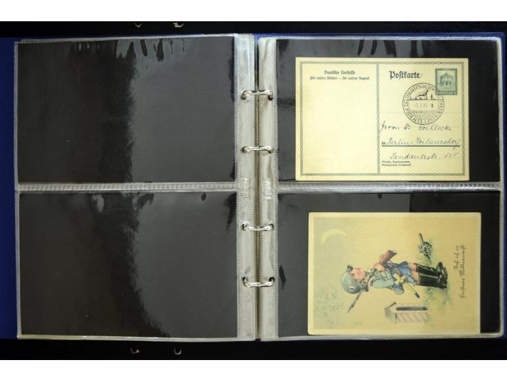 PROPAGANDAKARTEN: 1919/1945, umfangreiche Sammlung mit  über 1000 ungebrauchten und gebrauchten Karten inkl. einigen Werbe- u