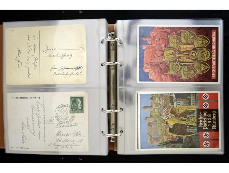 PROPAGANDAKARTEN: 1919/1945, umfangreiche Sammlung mit  über 1000 ungebrauchten und gebrauchten Karten inkl. einigen Werbe- u