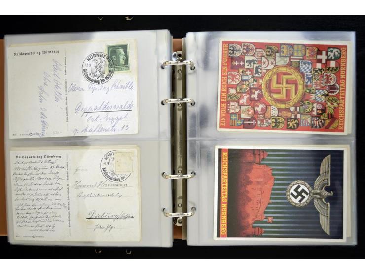 PROPAGANDAKARTEN: 1919/1945, umfangreiche Sammlung mit  über 1000 ungebrauchten und gebrauchten Karten inkl. einigen Werbe- u