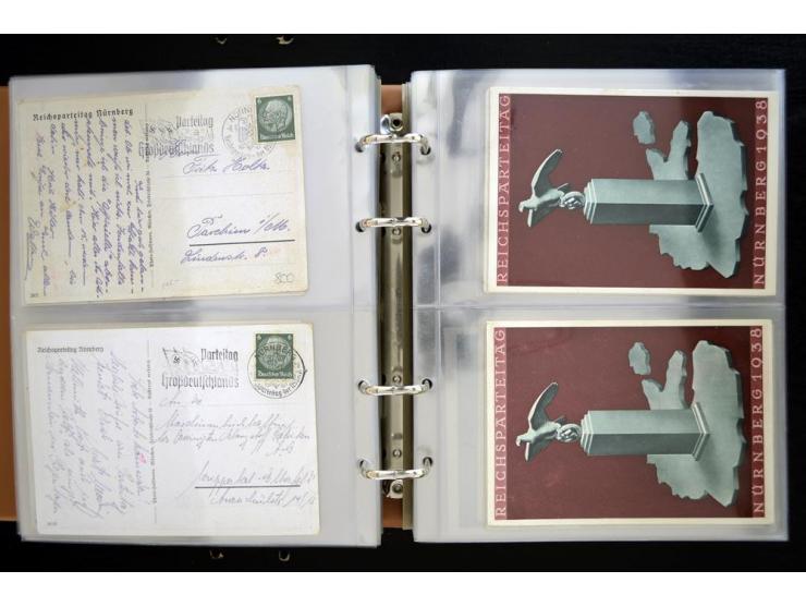 PROPAGANDAKARTEN: 1919/1945, umfangreiche Sammlung mit  über 1000 ungebrauchten und gebrauchten Karten inkl. einigen Werbe- u