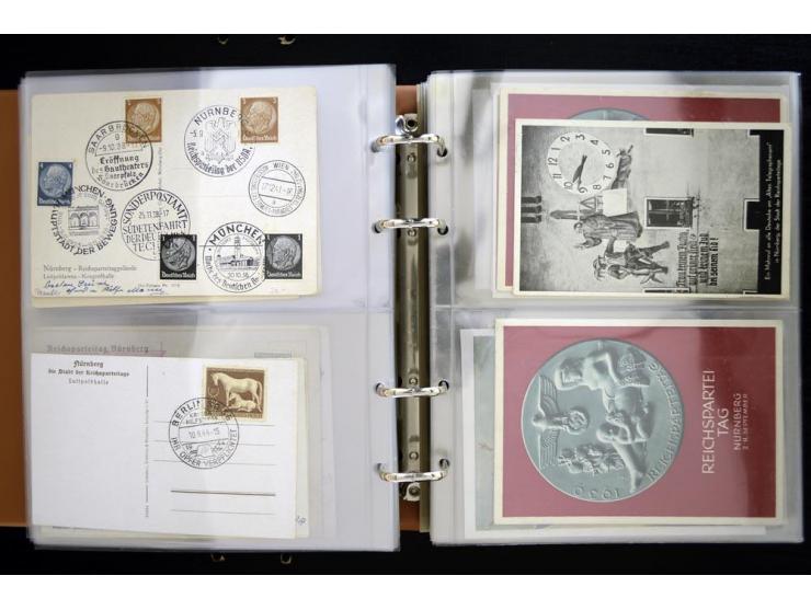 PROPAGANDAKARTEN: 1919/1945, umfangreiche Sammlung mit  über 1000 ungebrauchten und gebrauchten Karten inkl. einigen Werbe- u