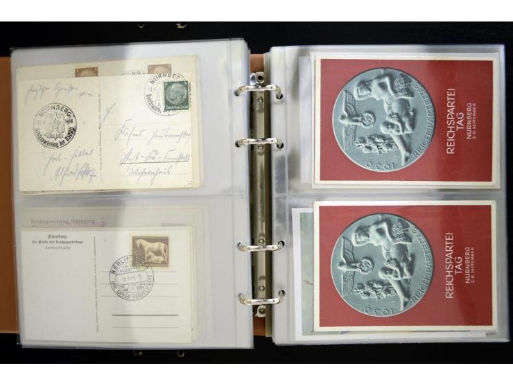 PROPAGANDAKARTEN: 1919/1945, umfangreiche Sammlung mit  über 1000 ungebrauchten und gebrauchten Karten inkl. einigen Werbe- u