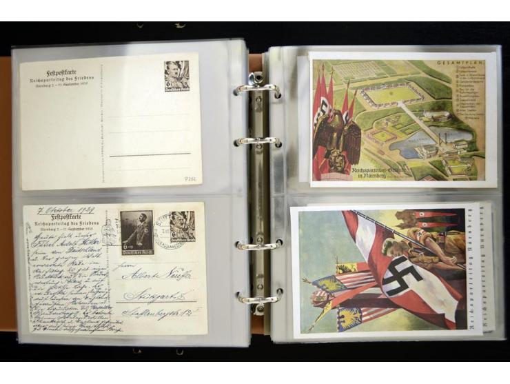 PROPAGANDAKARTEN: 1919/1945, umfangreiche Sammlung mit  über 1000 ungebrauchten und gebrauchten Karten inkl. einigen Werbe- u