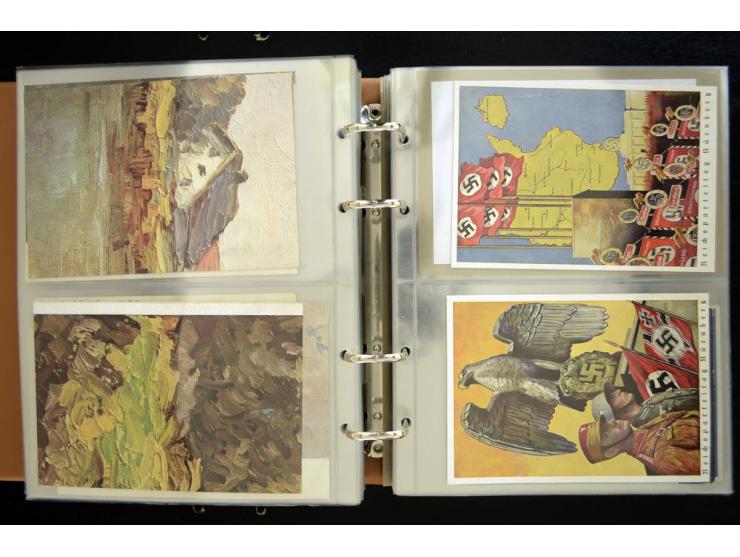 PROPAGANDAKARTEN: 1919/1945, umfangreiche Sammlung mit  über 1000 ungebrauchten und gebrauchten Karten inkl. einigen Werbe- u